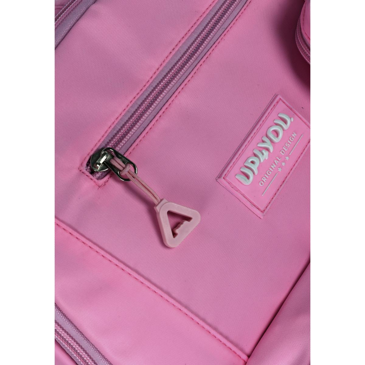 Mochila com Estojo Up4You - United Colors - Pastel Pink Up4You
