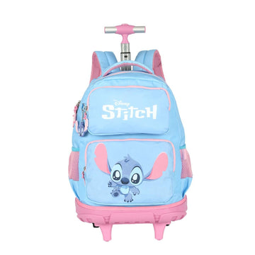 Mochila com Rodas Stitch Baby Blue - MC50042SC Up4You