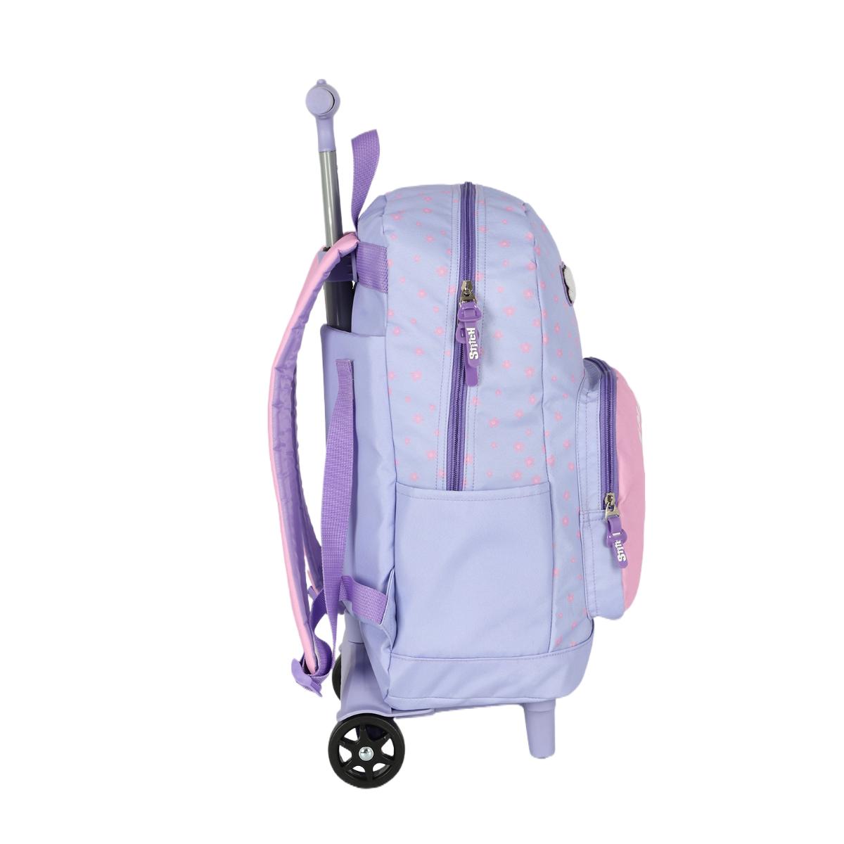 Mochila com Rodas Stitch - Enjou Time Together - Pastel Lilac Up4You