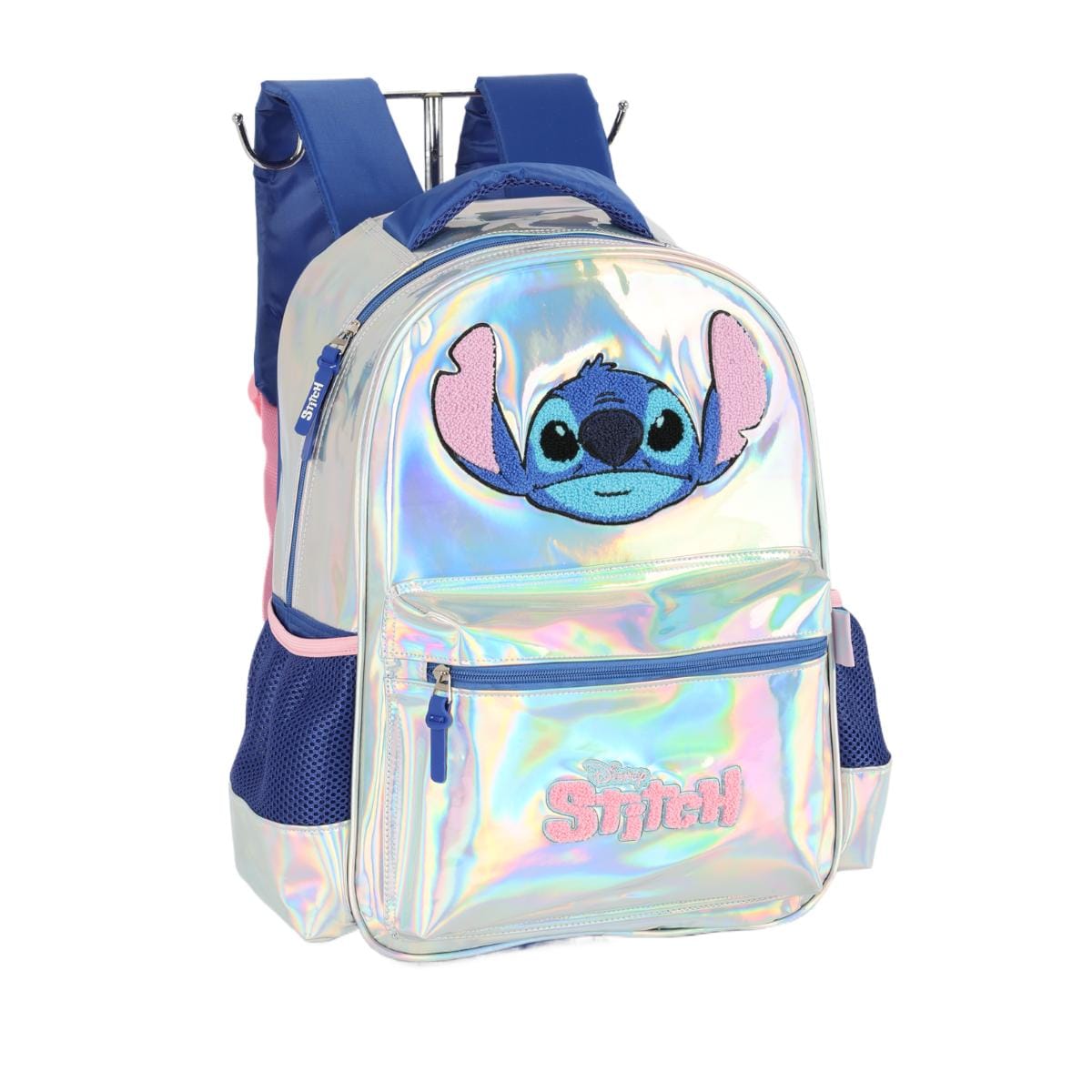 Mochila de Costas Luxcel Stitch - Prata Luxcel