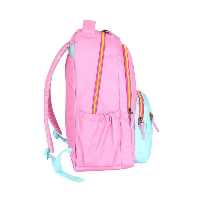 Mochila de Costas Stitch Luxel - Laptop - Rosa Luxcel