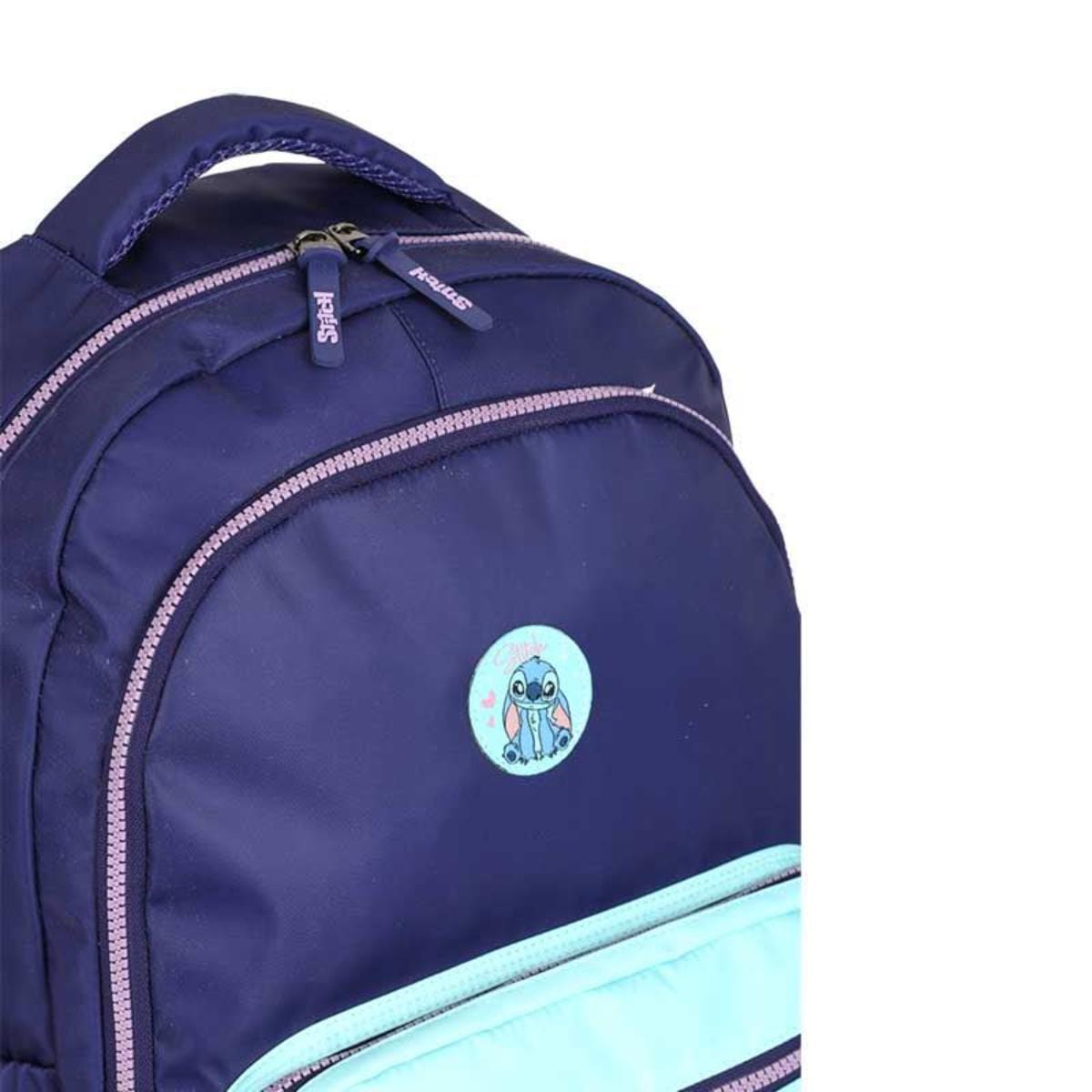 Mochila de Costas Stitch Luxel - Laptop - Roxo Luxcel