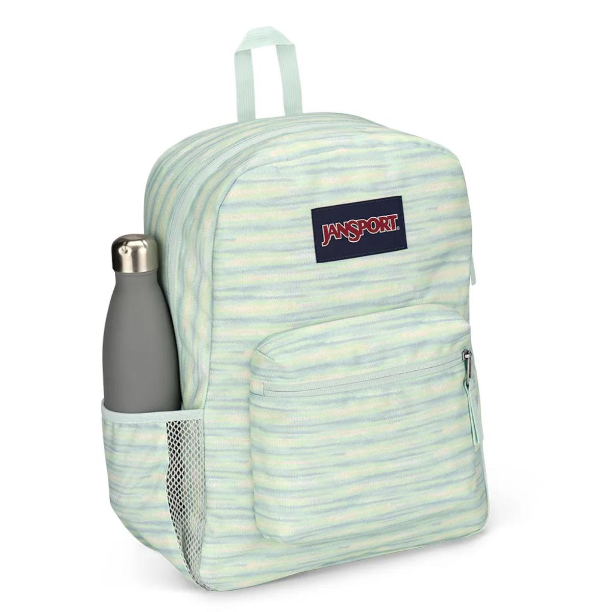 Mochila Jansport Cross Town - 70s Space Dye Fresh Mint Jansport