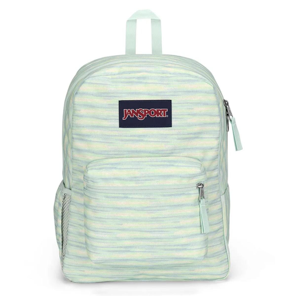 Mochila Jansport Cross Town - 70s Space Dye Fresh Mint Jansport