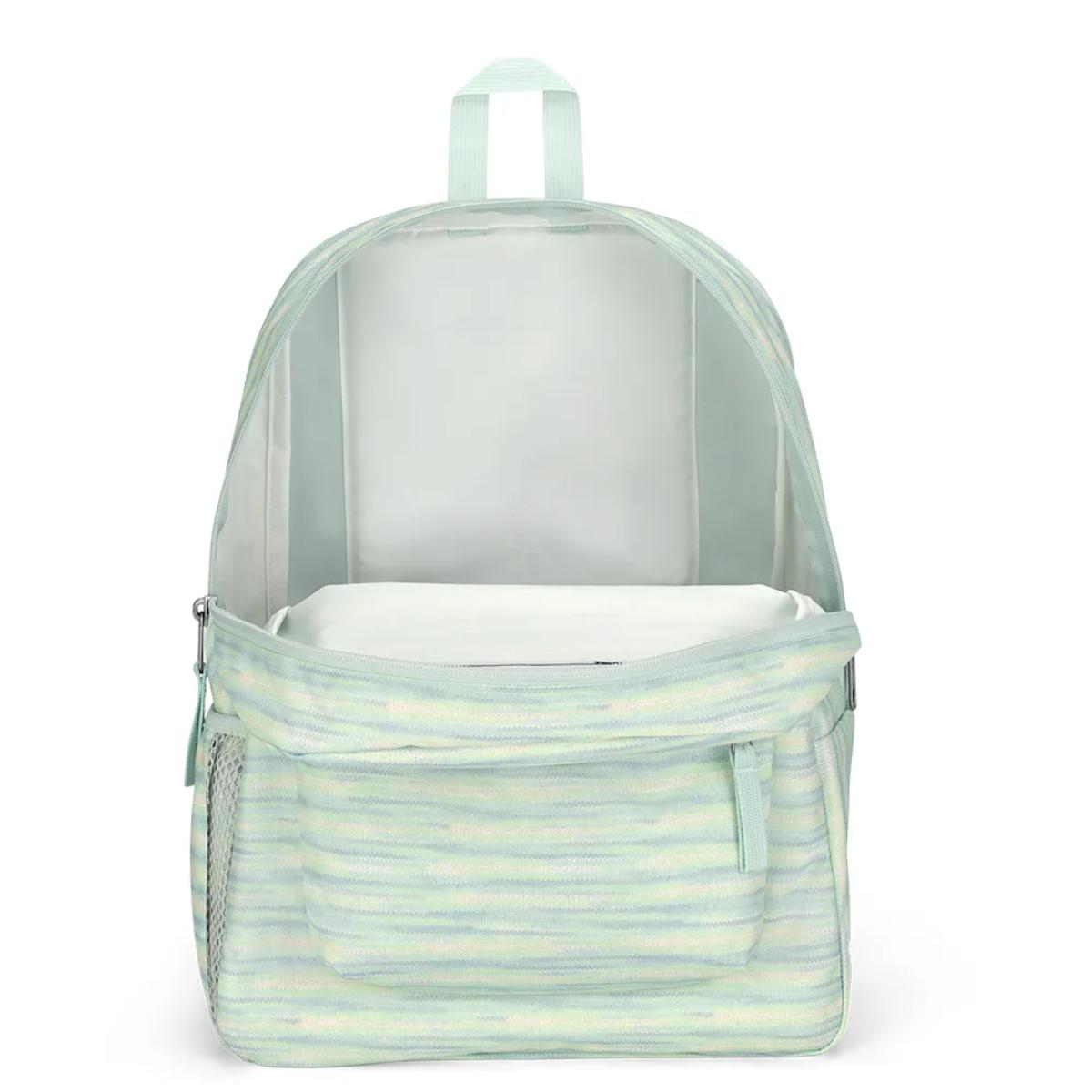 Mochila Jansport Cross Town - 70s Space Dye Fresh Mint Jansport