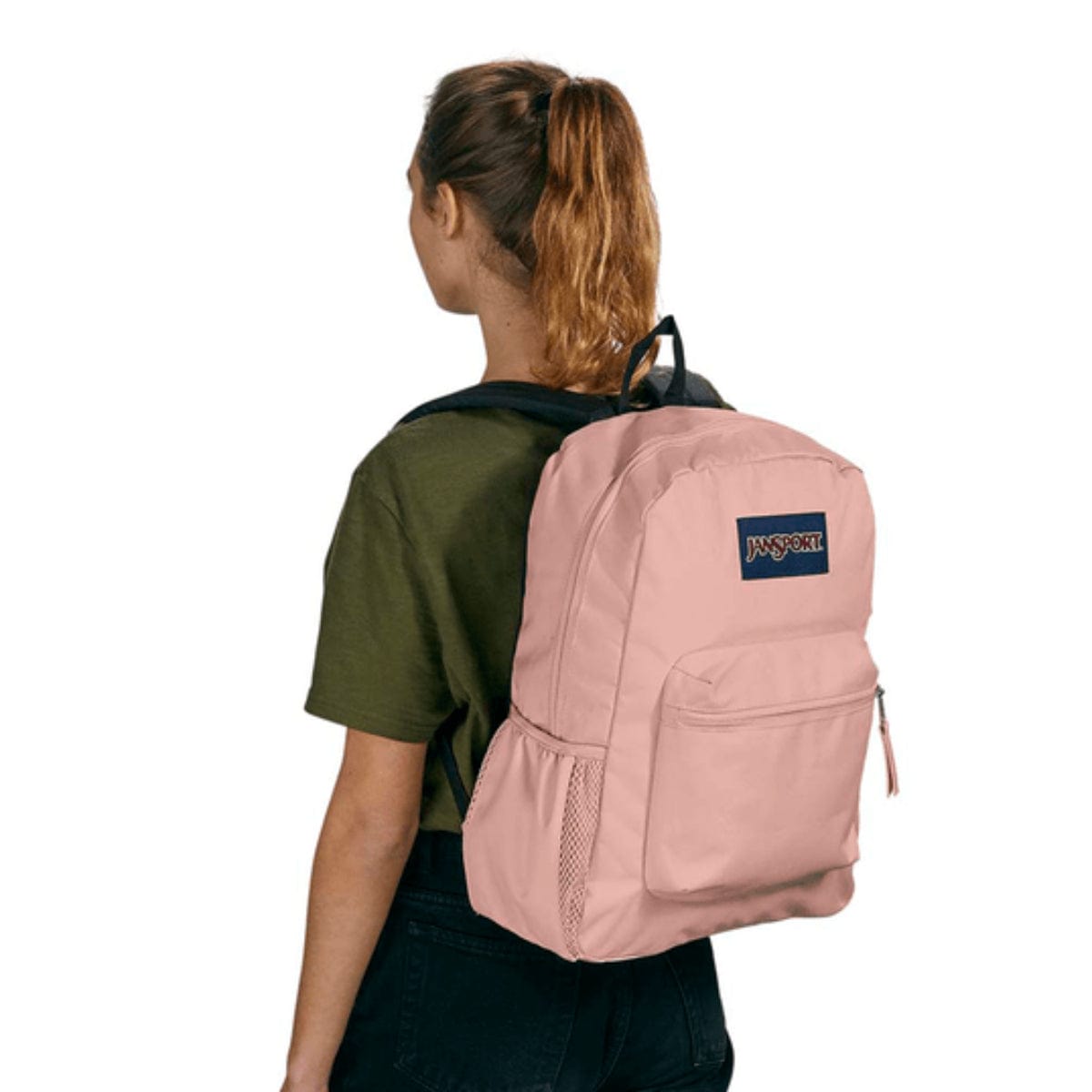 Mochila Jansport Cross Town - Misty Rose - Rosa Claro Jansport