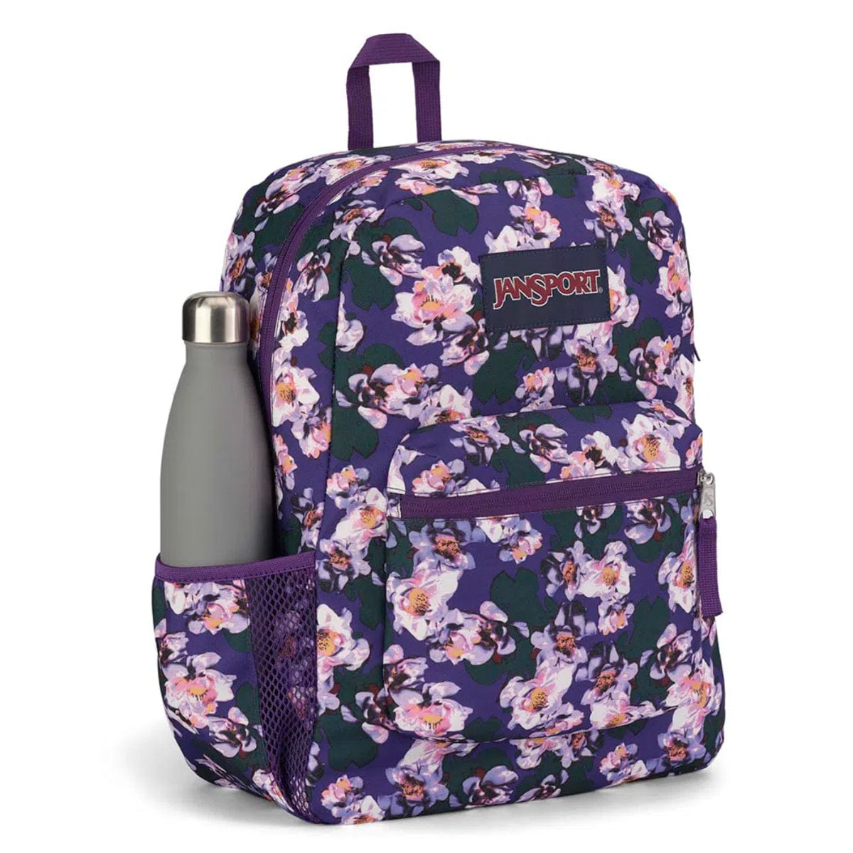 Mochila Jansport Cross Town - Purple Petals Jansport