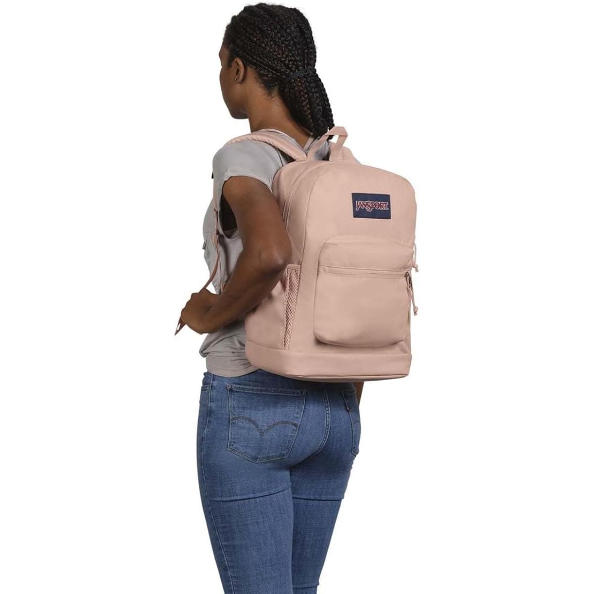 Mochila Jansport Crosstown Plus - Misty Rose Jansport