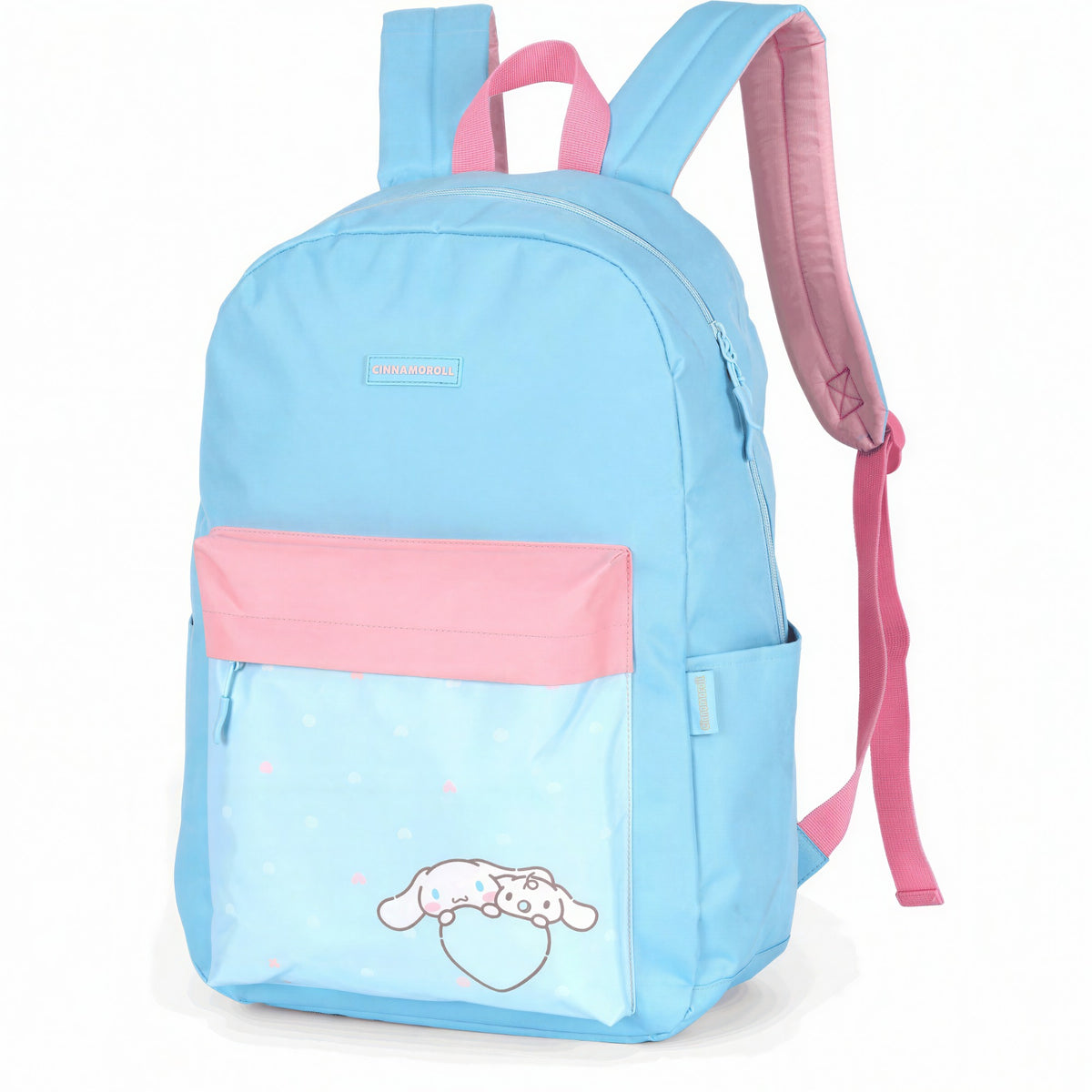 Mochila Juvenil Luxcel Hello Kitty e Amigos - Azul Claro Luxcel
