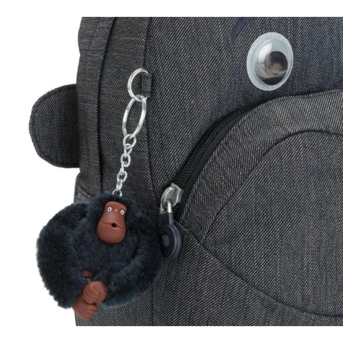 Mochila Kipling Faster - Marine Navy - Preto Kipling