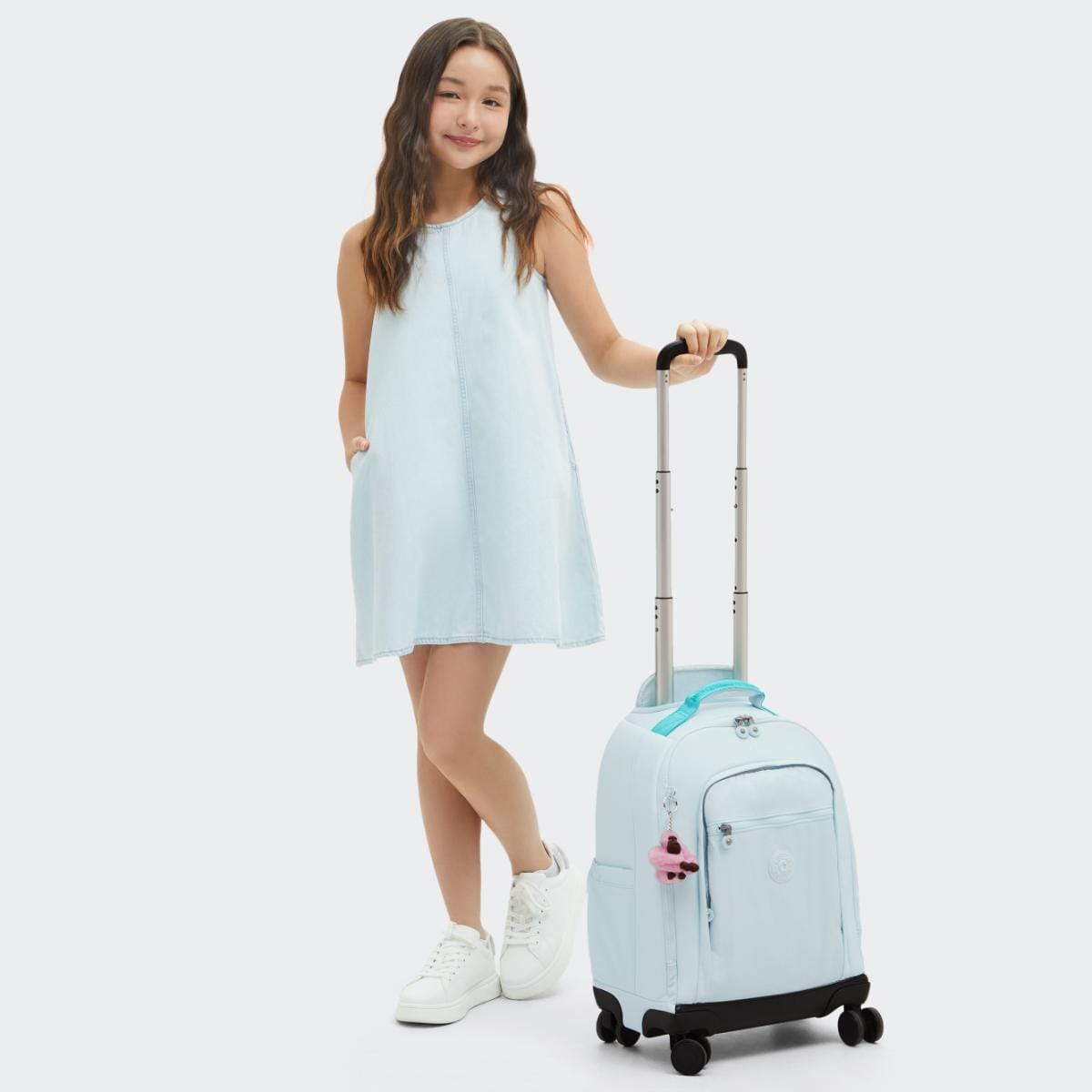 Mochila Kipling New Zea - Blue Sky Met - Azul Kipling