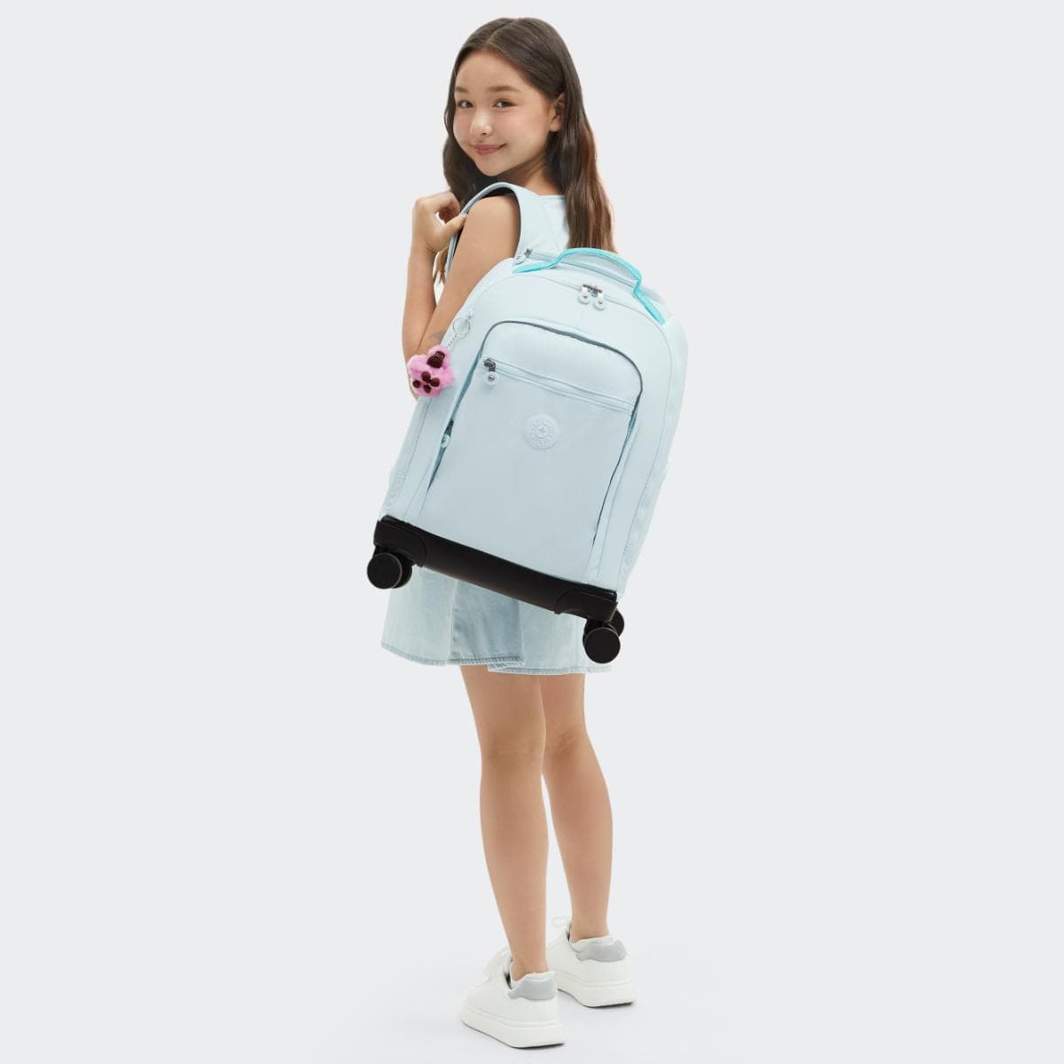 Mochila Kipling New Zea - Blue Sky Met - Azul Kipling