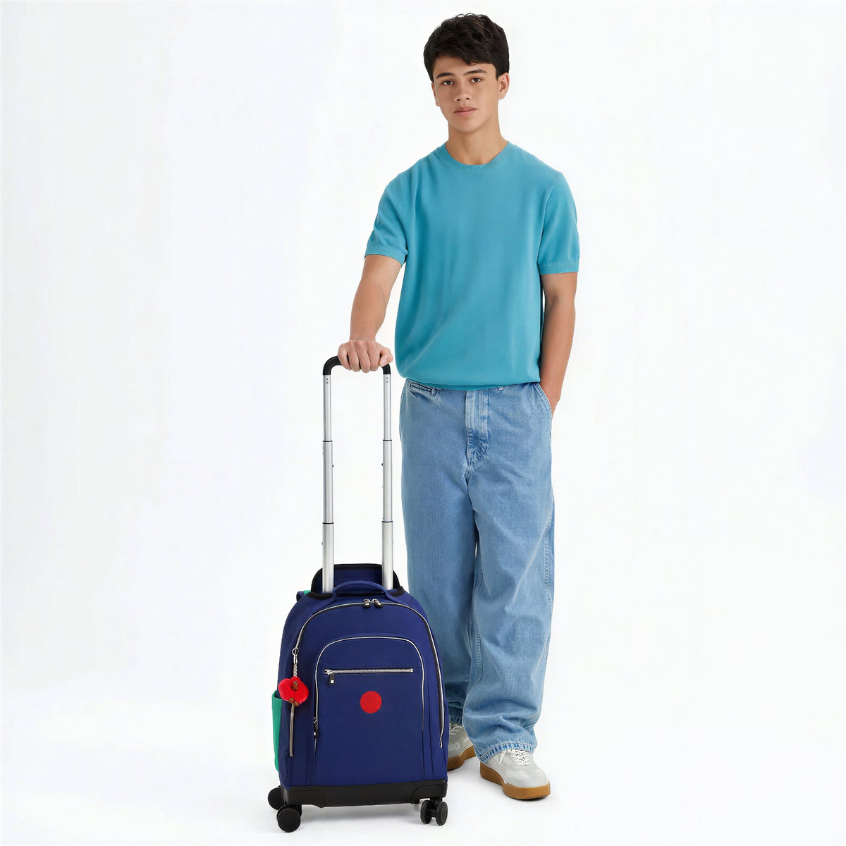 Mochila Kipling New Zea - Escape Blue Bl Livraria Skilo