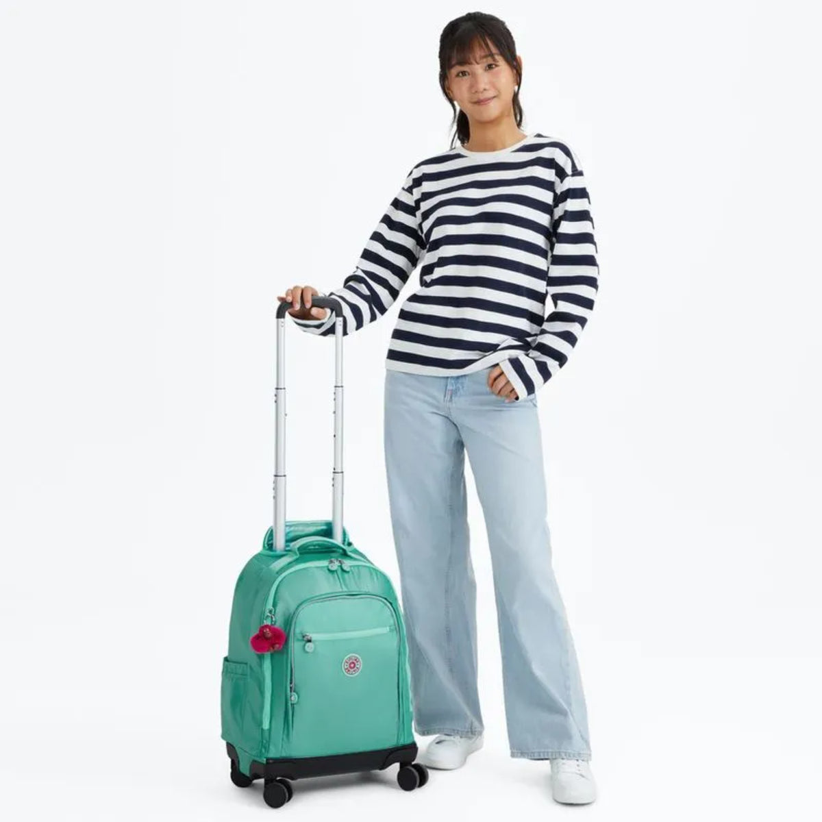 Mochila Kipling New Zea - Oasis Mint Met Livraria Skilo