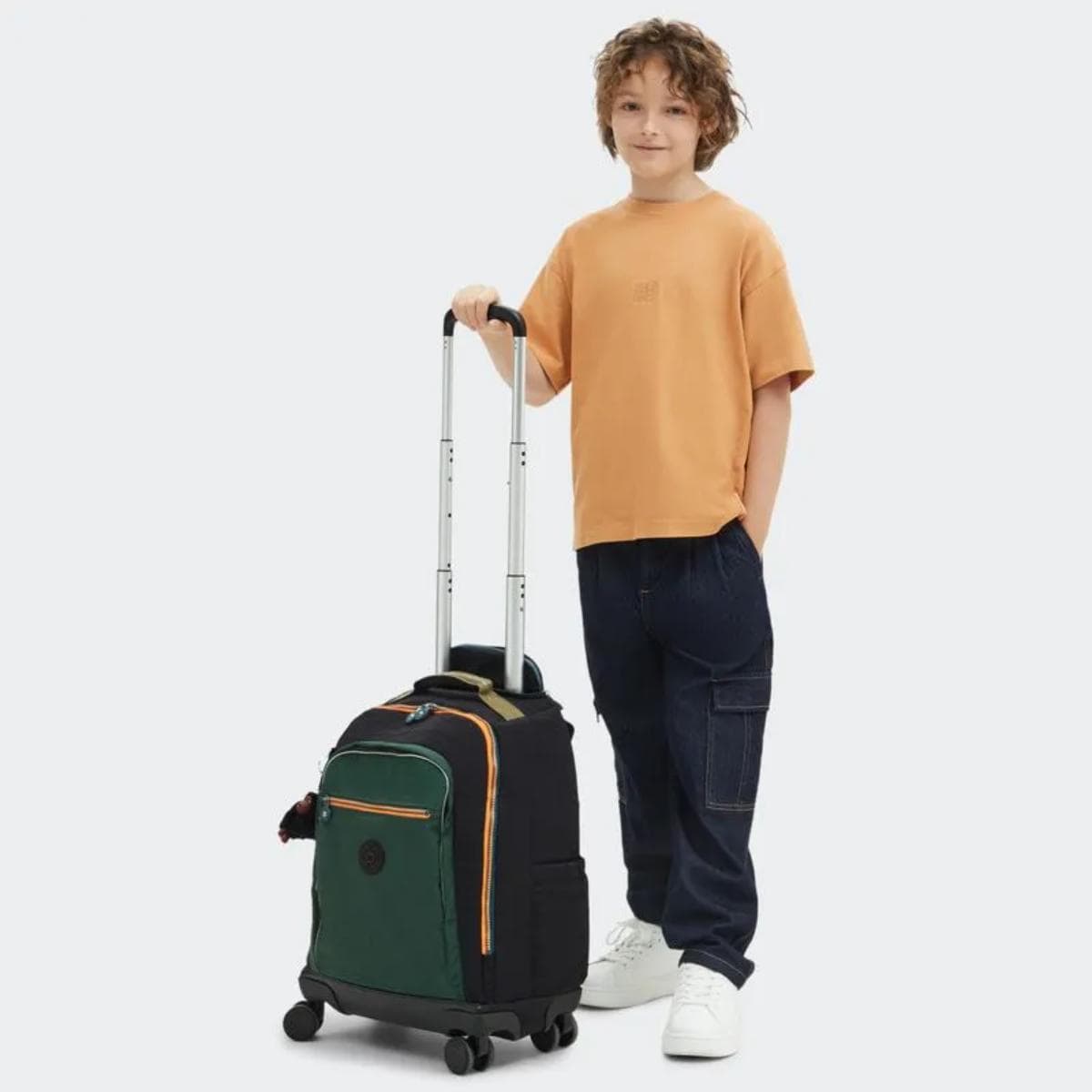 Mochila Kipling New Zea - Tree House Bl - Verde Kipling