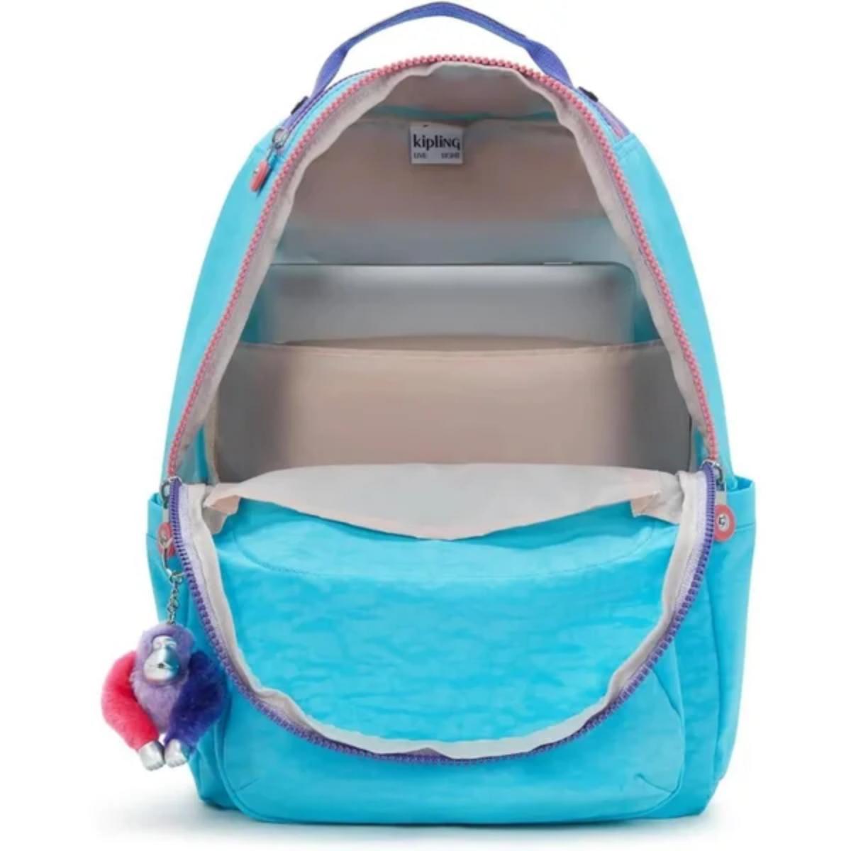 Mochila Kipling Seoul - Azul Turquesa Kipling