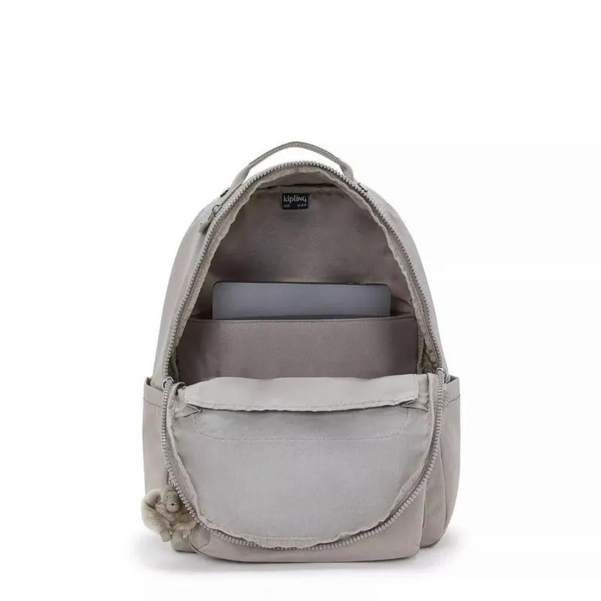 Mochila Kipling - Seoul - Cinza Kipling