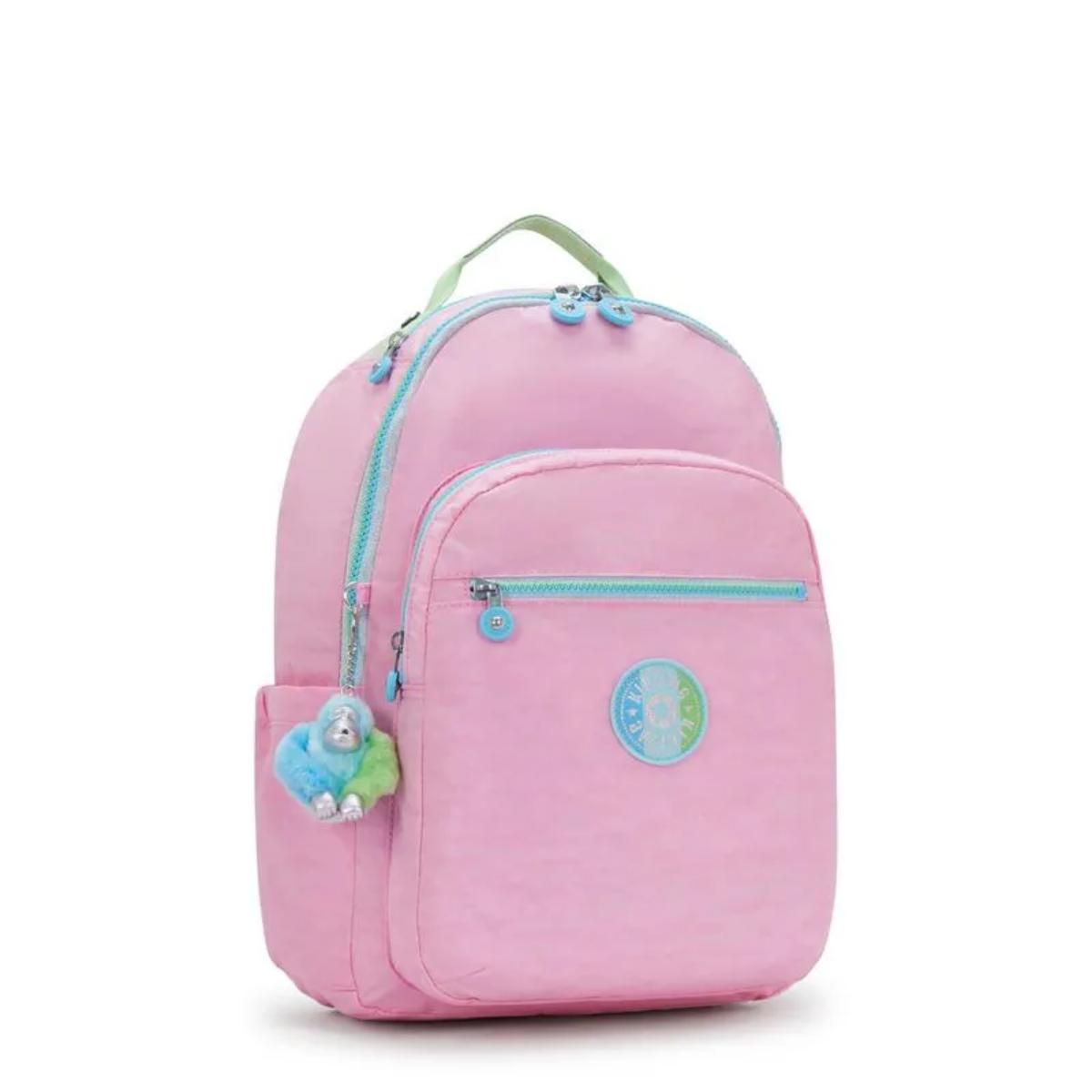 Mochila Kipling Seoul - Galaxy Pink FC Kipling