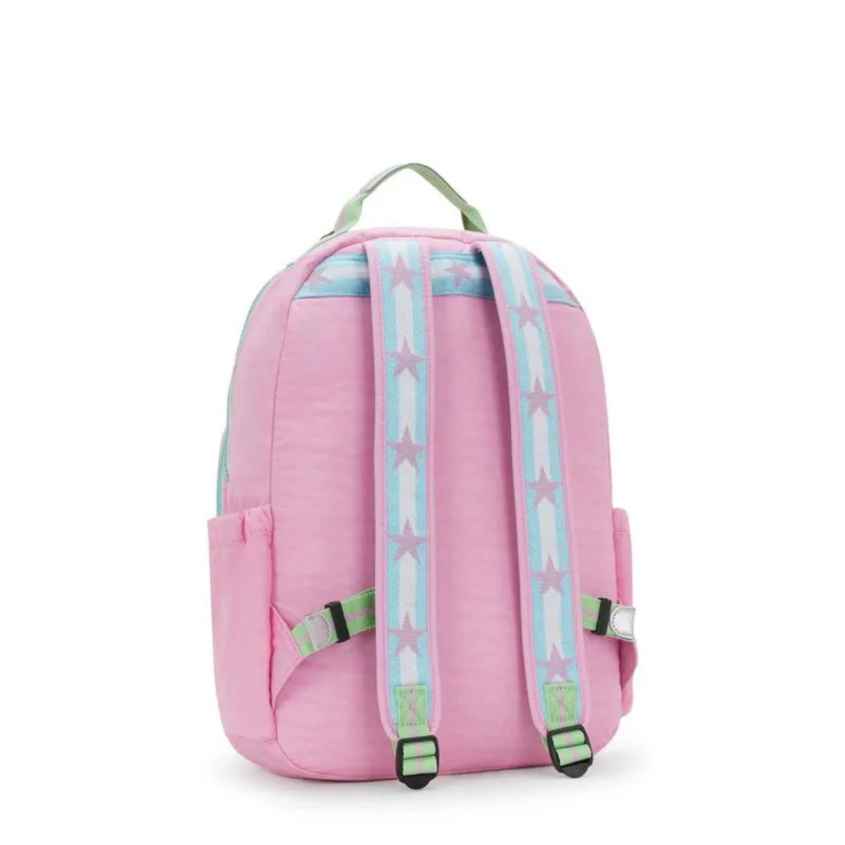 Mochila Kipling Seoul - Galaxy Pink FC Kipling