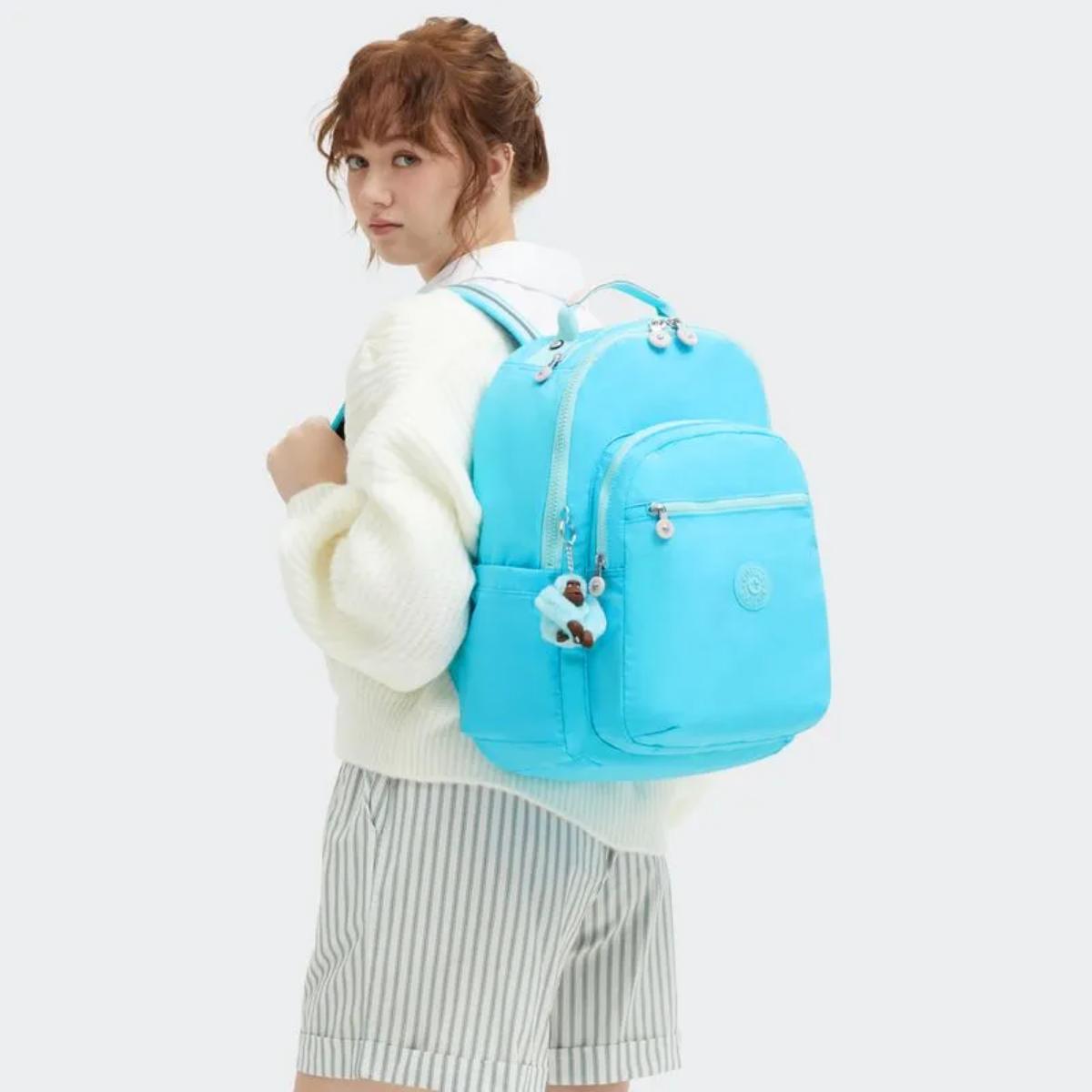 Mochila Kipling Seoul - Galaxy Turquoise Kipling