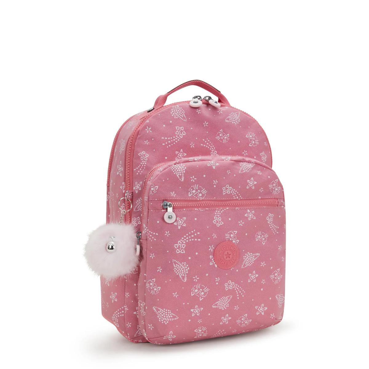 Mochila Kipling Seoul - Glitter Cats Kipling