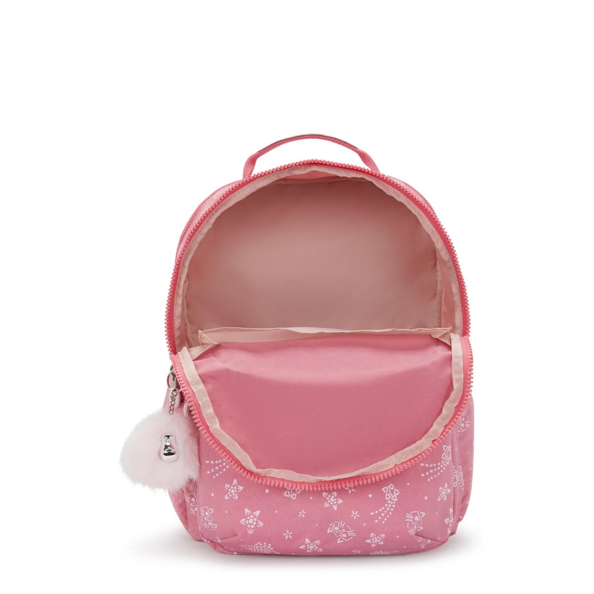Mochila Kipling Seoul - Glitter Cats Kipling