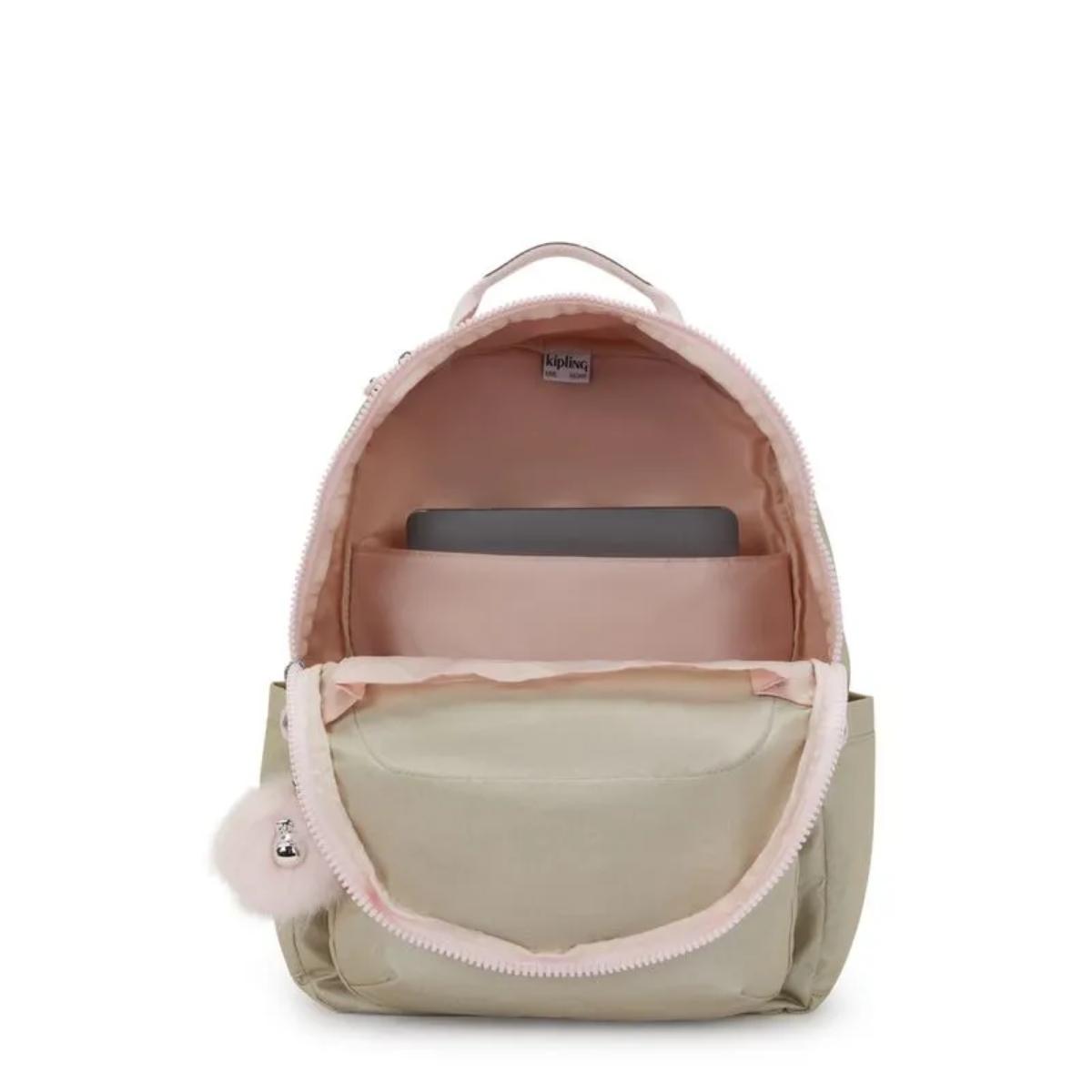 Mochila Kipling Seoul - Gold Shimmer Kipling