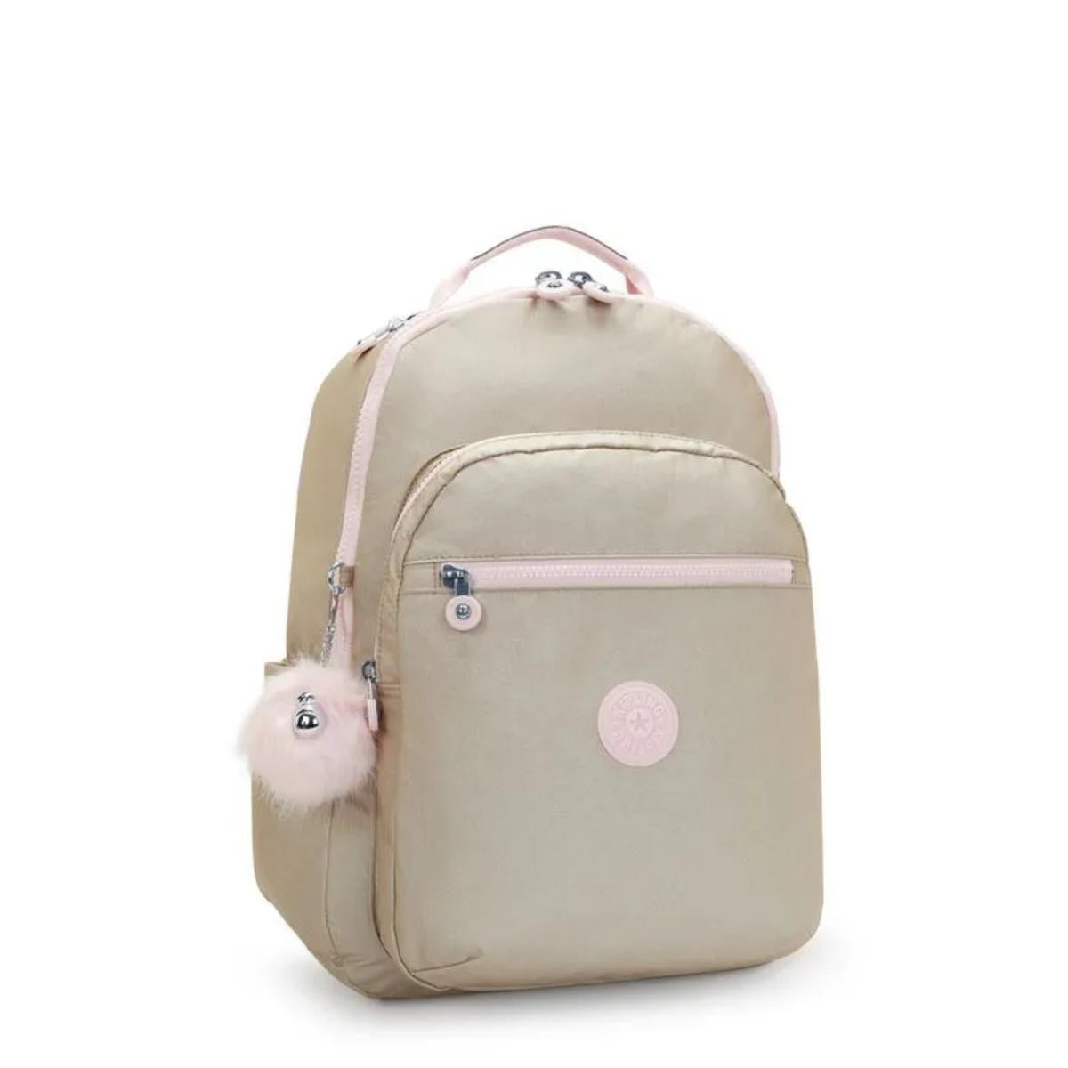 Mochila Kipling Seoul - Gold Shimmer Kipling