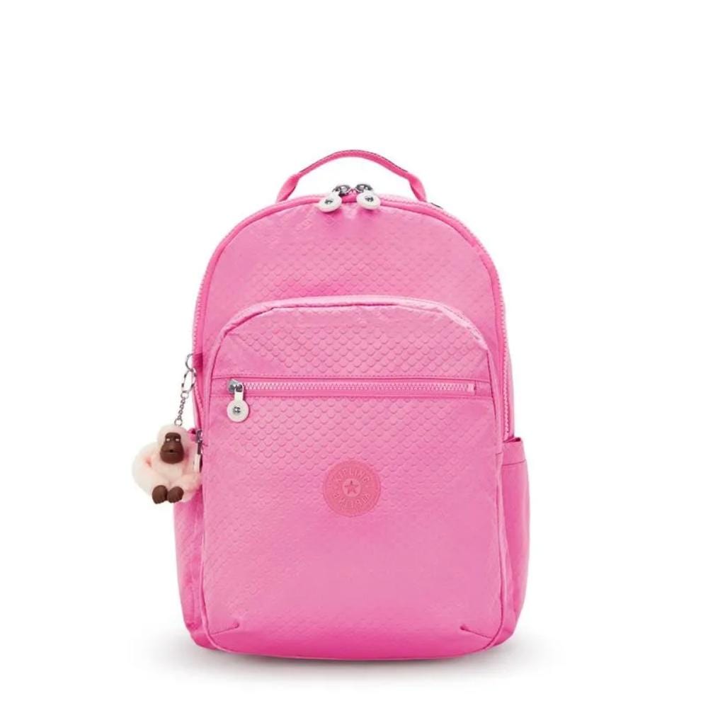 Mochila Kipling Seoul Lap - Rosa - Mermaid Em Kipling