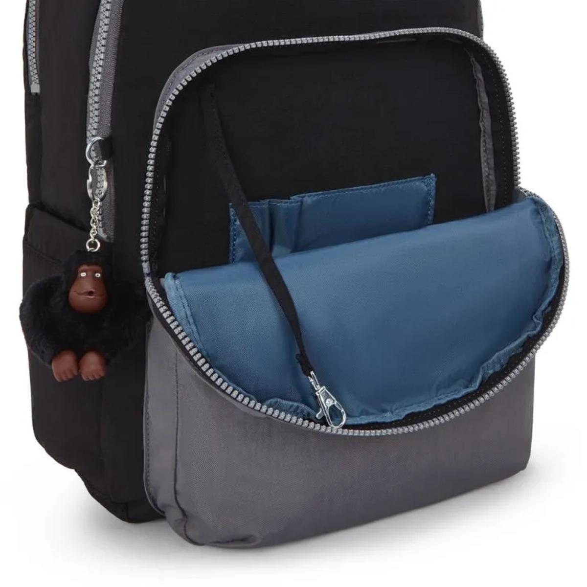 Mochila Kipling Seoul Laptop - Space Black BL Livraria Skilo