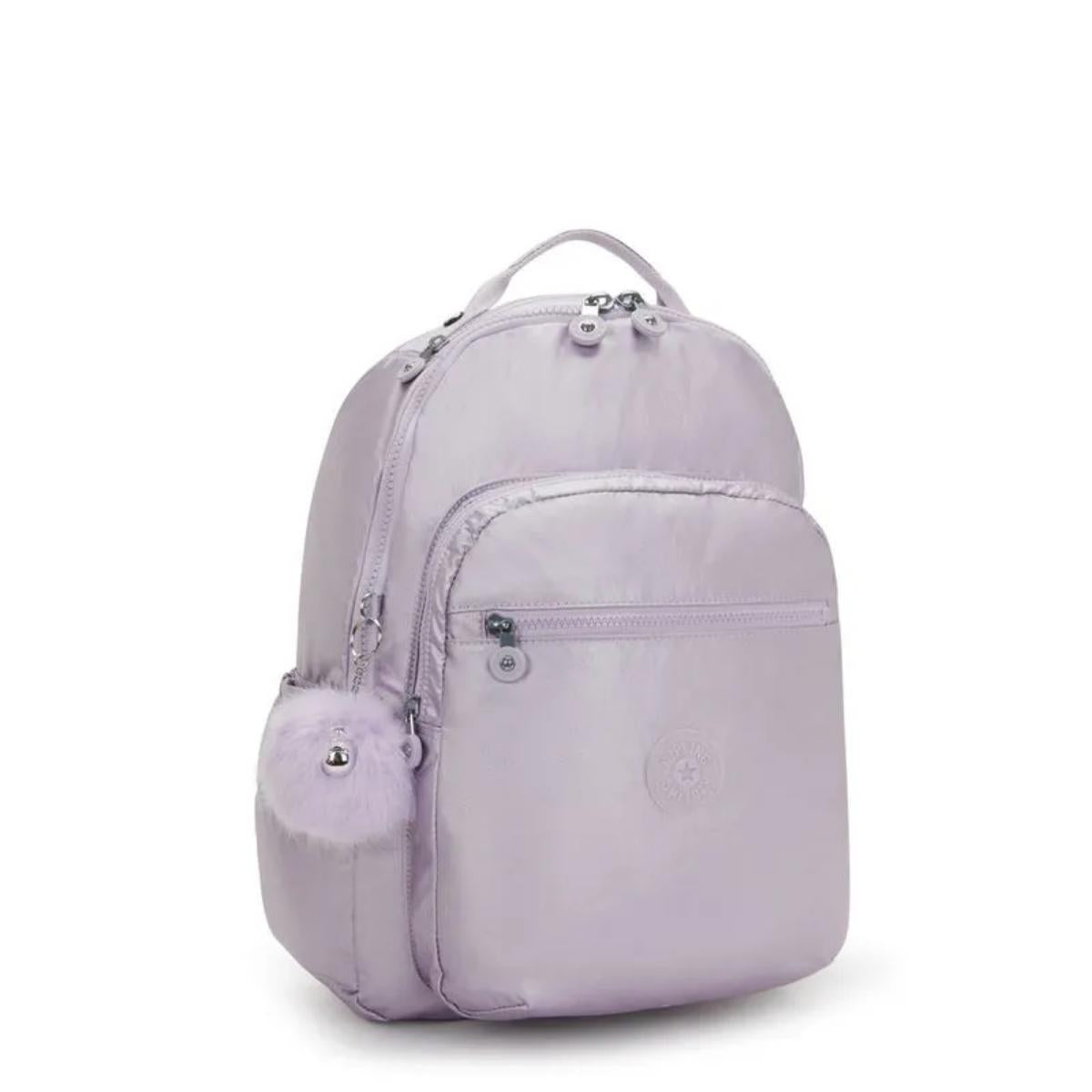 Mochila Kipling Seoul - Lilac M Met BTS Livraria Skilo