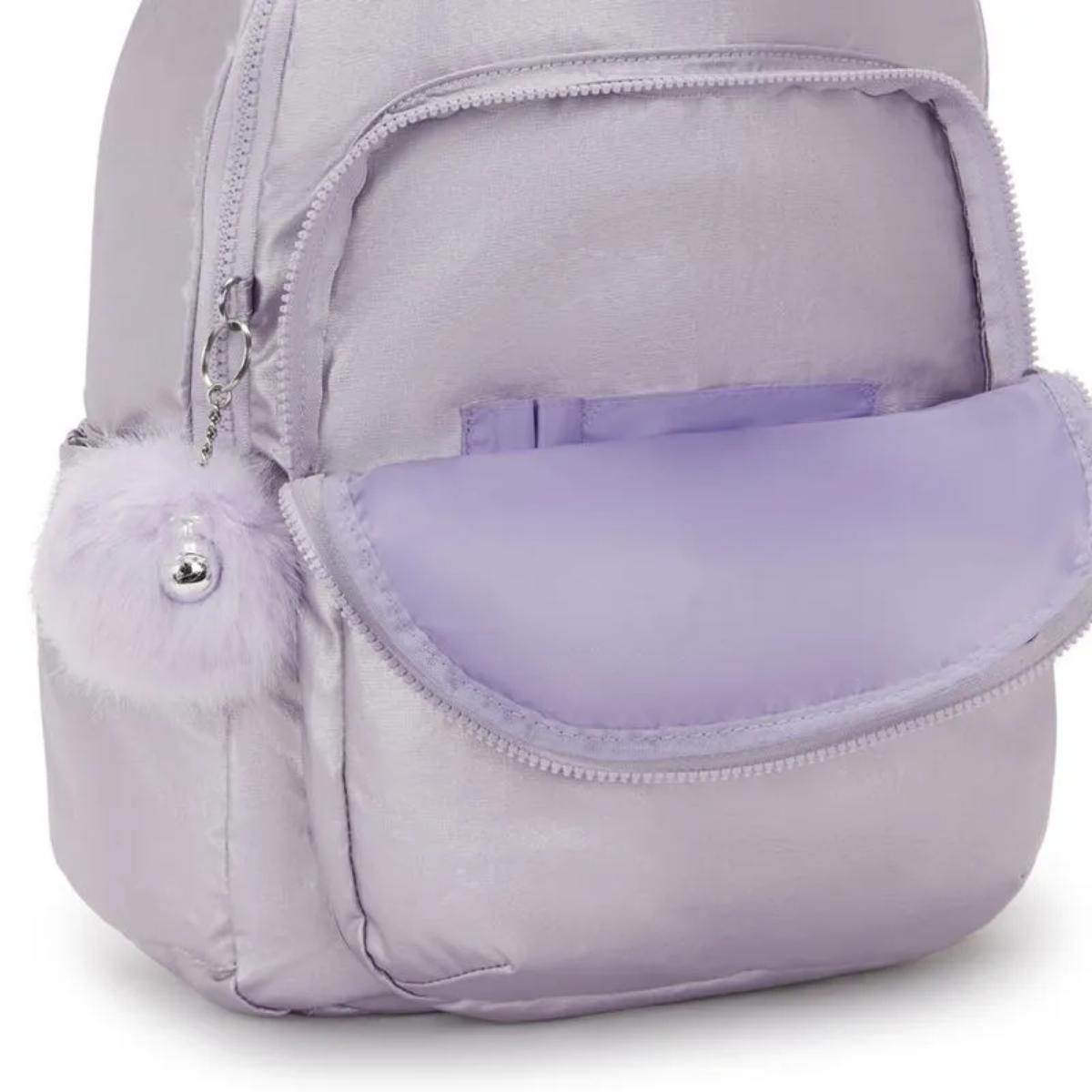 Mochila Kipling Seoul - Lilac M Met BTS Livraria Skilo