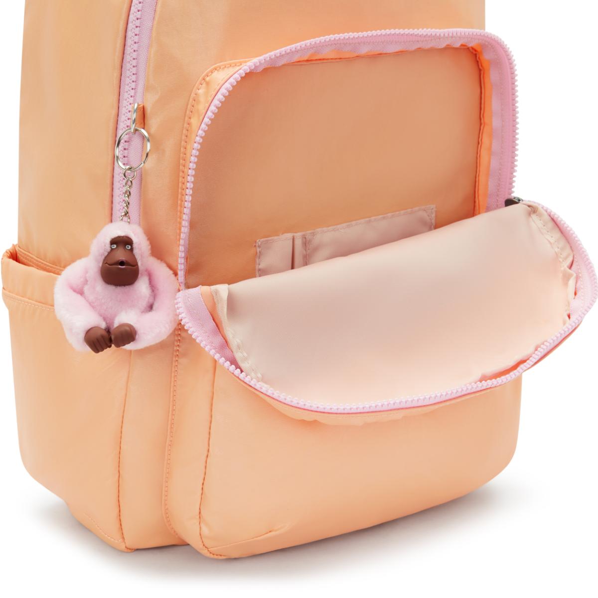 Mochila Kipling Seoul -  Magical Orange - Laranja Kipling