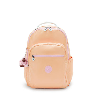 Mochila Kipling Seoul -  Magical Orange - Laranja Kipling