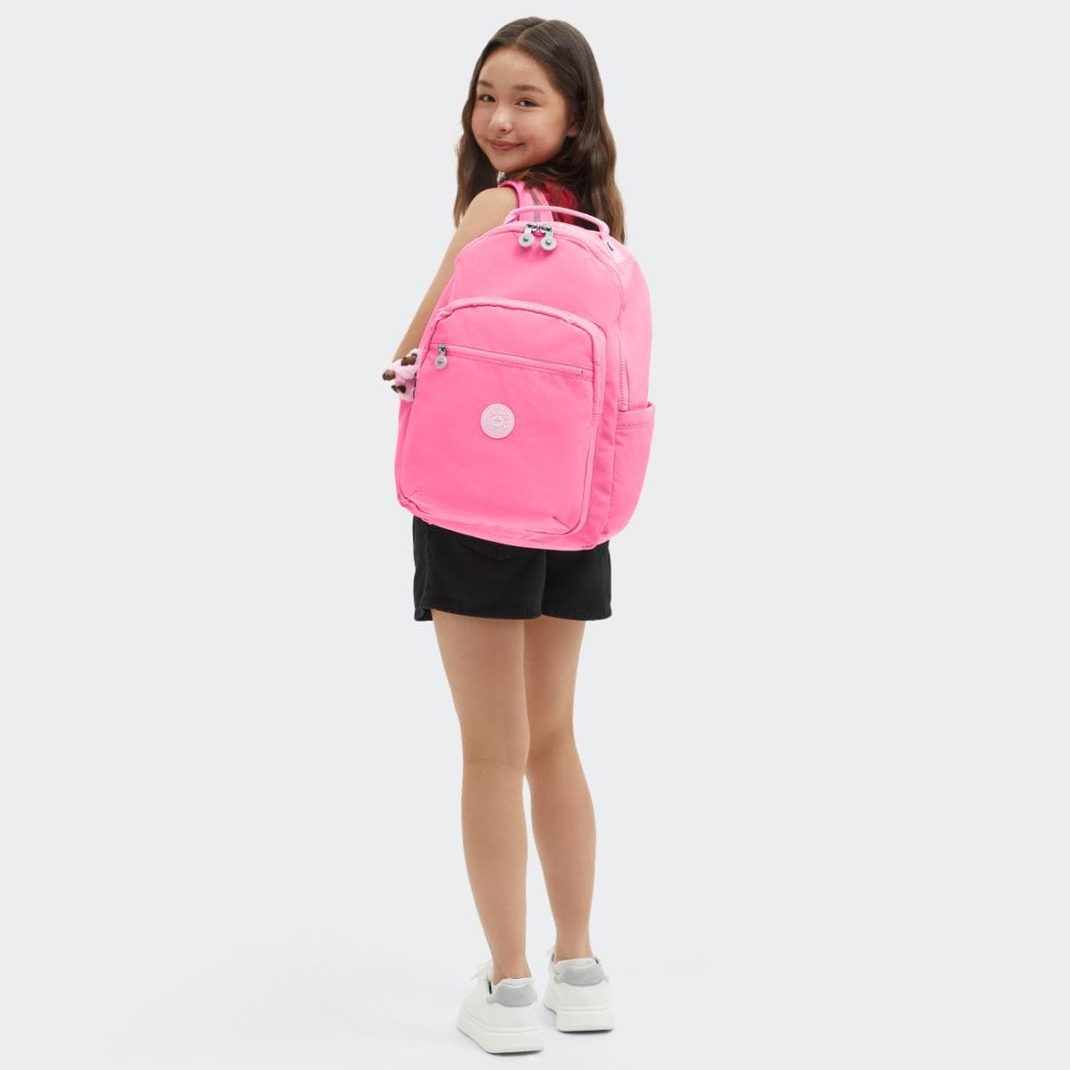 Mochila Kipling Seoul -  Pink Twinkle - Rosa Kipling