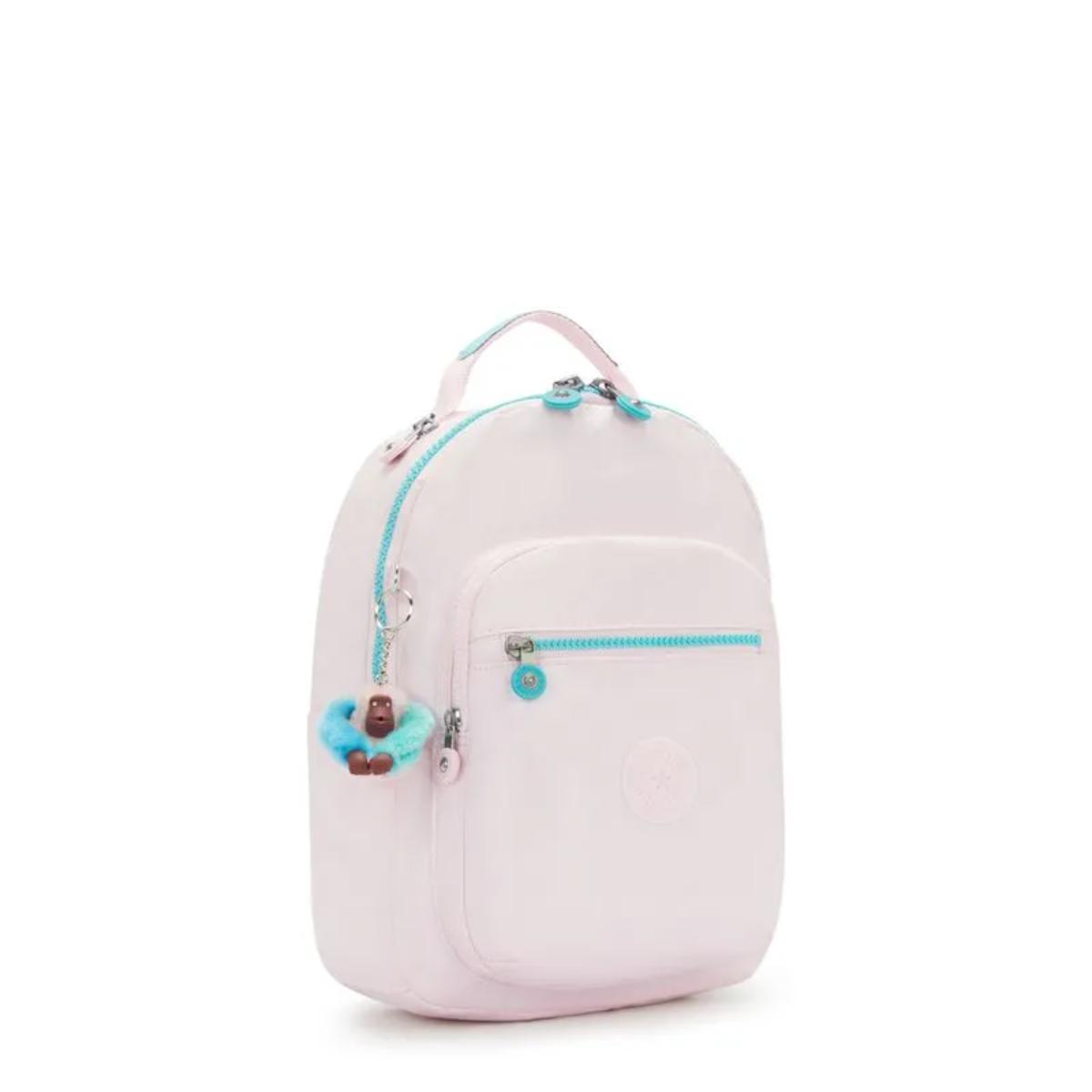 Mochila Kipling Seoul S - Sea Pink Met Livraria Skilo