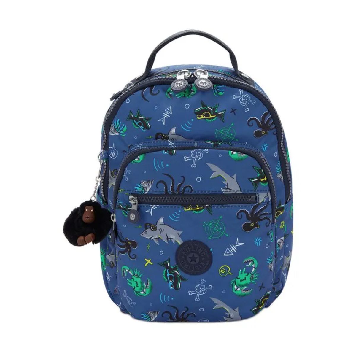 Mochila Kipling Seoul S - Undersea Party Kipling