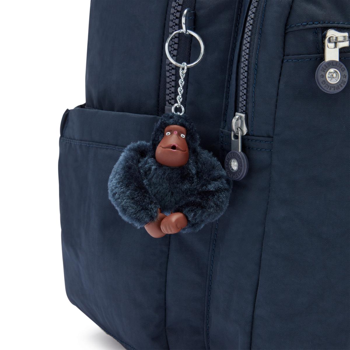 Mochila Kipling Seoul - True Blue Tonal - Azul Livraria Skilo