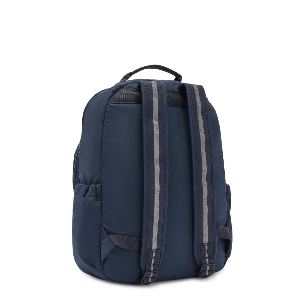 Mochila Kipling Seoul - True Blue Tonal - Azul Livraria Skilo
