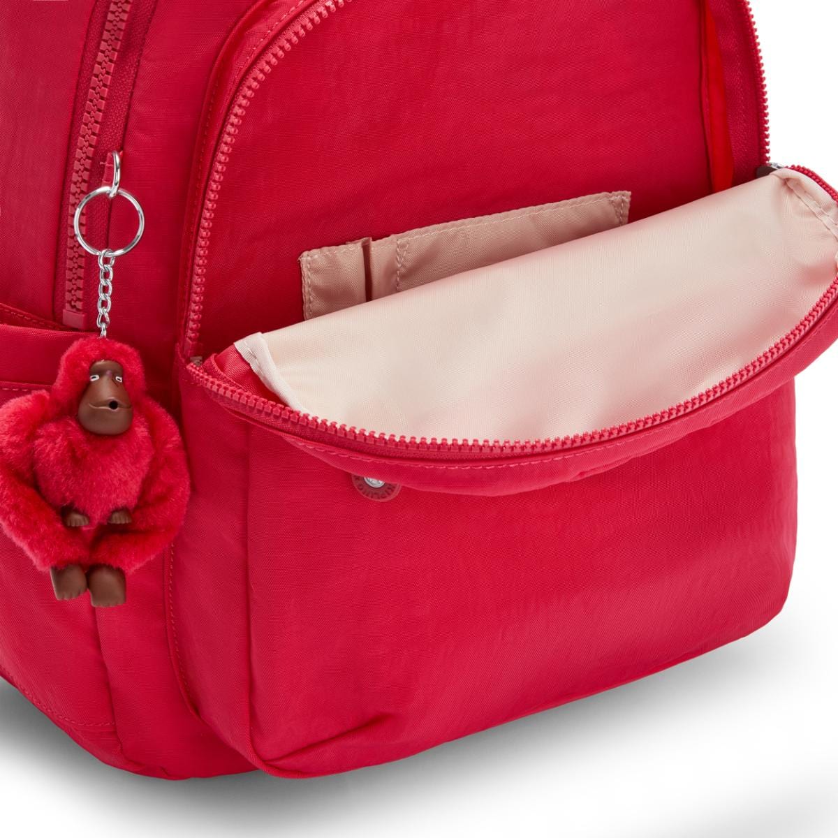 Mochila Kipling Seoul - True Pink - Rosa Kipling