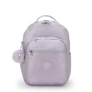 Mochila Kipling Seoul XL - Lilac M Met BTS