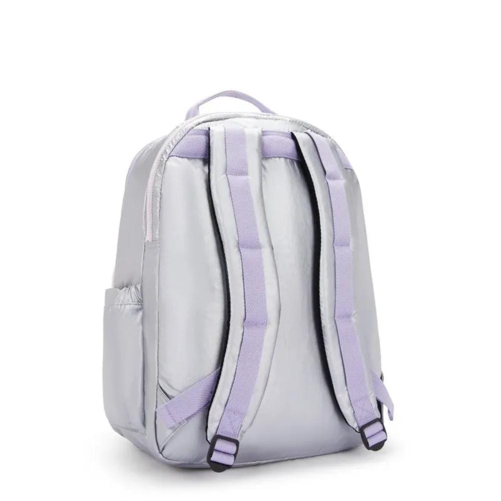 Mochila Kipling Seoul XL - Silver Glow Metallic Kipling