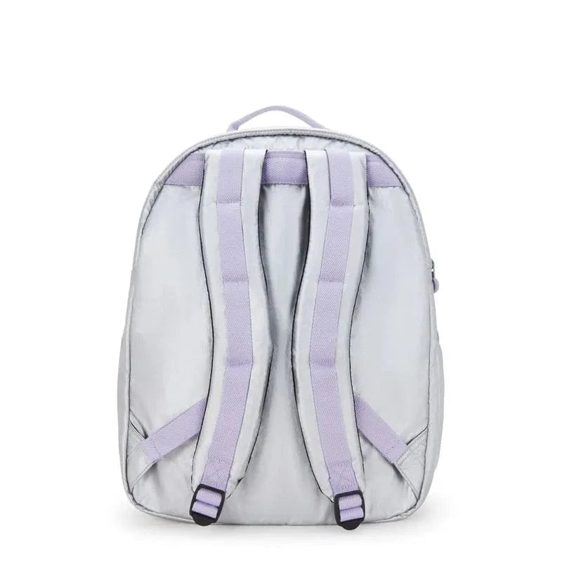 Mochila Kipling Seoul XL - Silver Glow Metallic Kipling