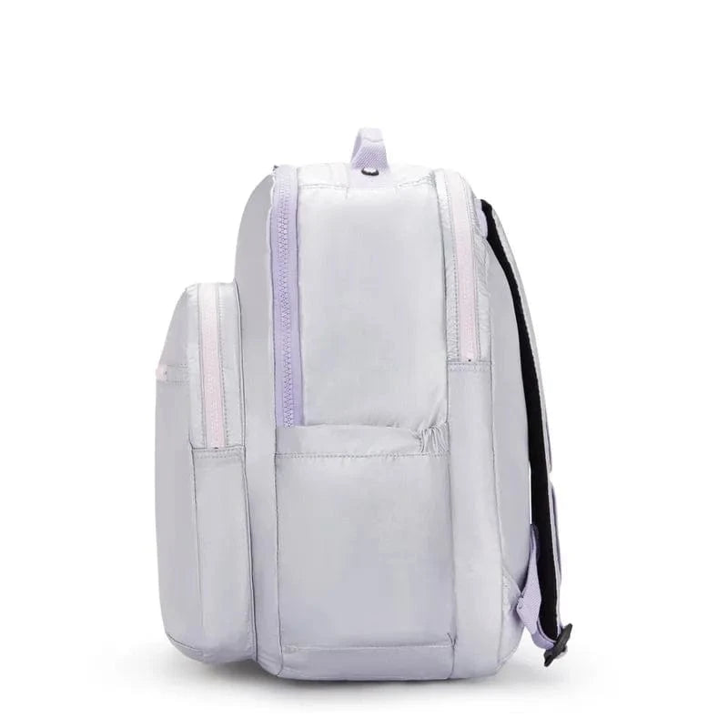 Mochila Kipling Seoul XL - Silver Glow Metallic Kipling