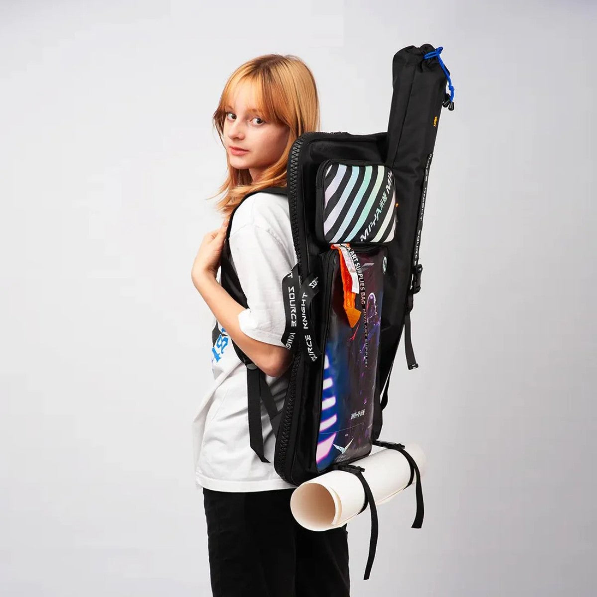 Mochila para Materiais de Arte HIMI 65x49cm – Black Edition Himi