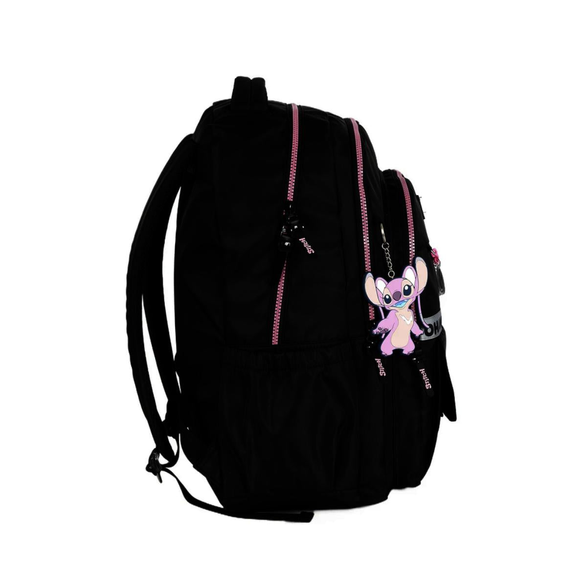 Mochila Para Notebook Stitch Preto - Ohana Quer Dizer Familia Up4You