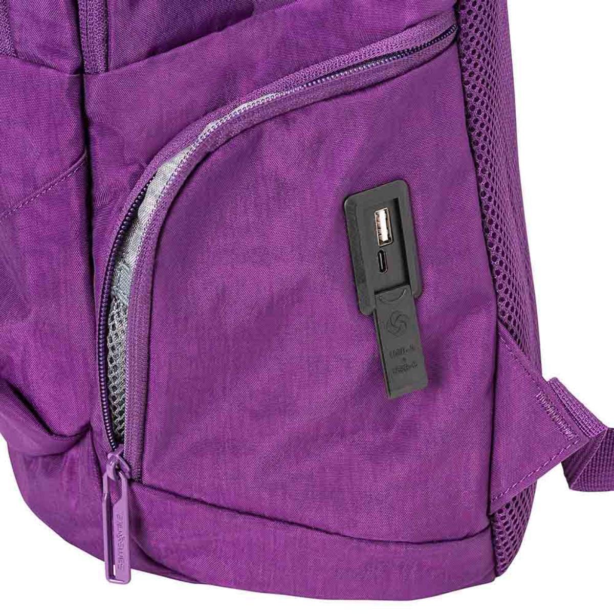 Mochila Samsonite Para Laptop - Ignition Lismore - Roxo Samsonite