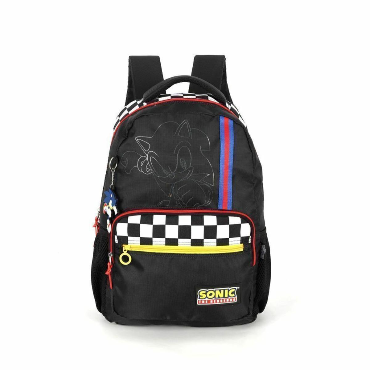 Mochila Sonic The Hedgehog - Black and Checkers Up4You