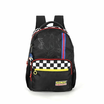 Mochila Sonic The Hedgehog - Black and Checkers Up4You