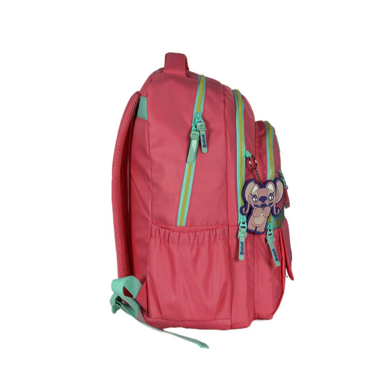 Mochila Stitch Para Notebook Rosa - Ohana Quer Dizer Familia Up4You